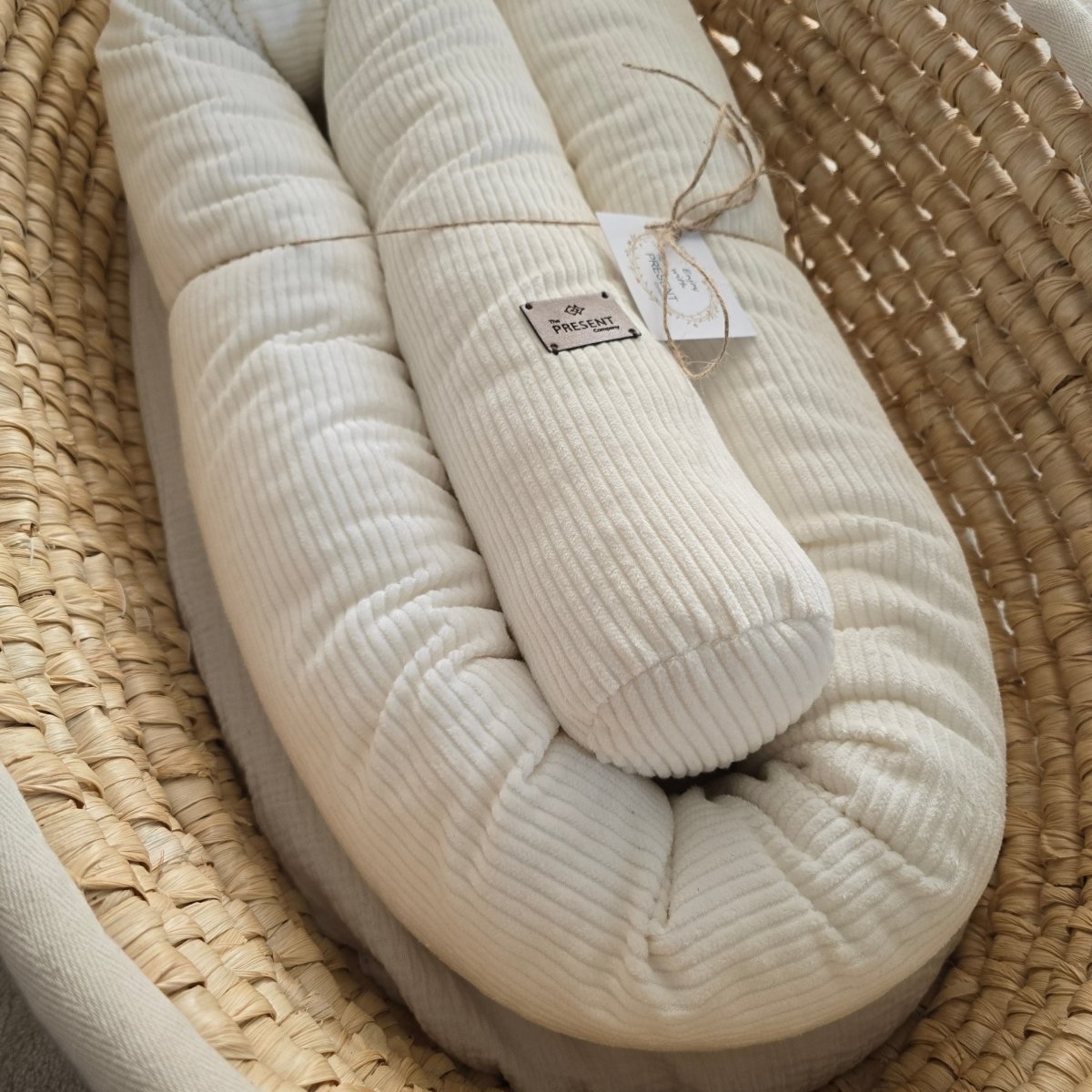 XXL MAXI Bettschlange Cord - The Present Company - Maxi Bettschlange, XXL Bettschnecke mit Bezug