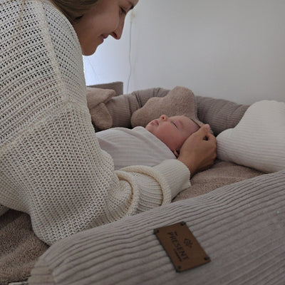 Wasserfeste Wickelauflage mit abnehmbarem Bezug