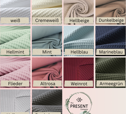 Geflochtene Bettschlange - Waffelpique