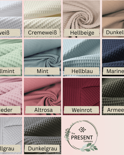 Bettumrandung mit Kordel Waffelpique - The Present Company