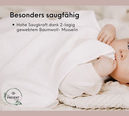 Spucktücher - Musselin 2 Stück - The Present Company