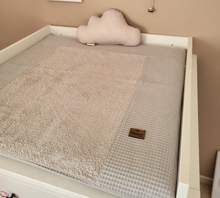 Wickelauflage - abnehmbarer Bezug Waffelpiqué - The Present Company