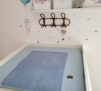 Wickelauflage - abnehmbarer Bezug Waffelpiqué - The Present Company