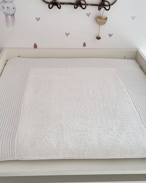 Wickelauflage - abnehmbarer Bezug Waffelpiqué - The Present Company