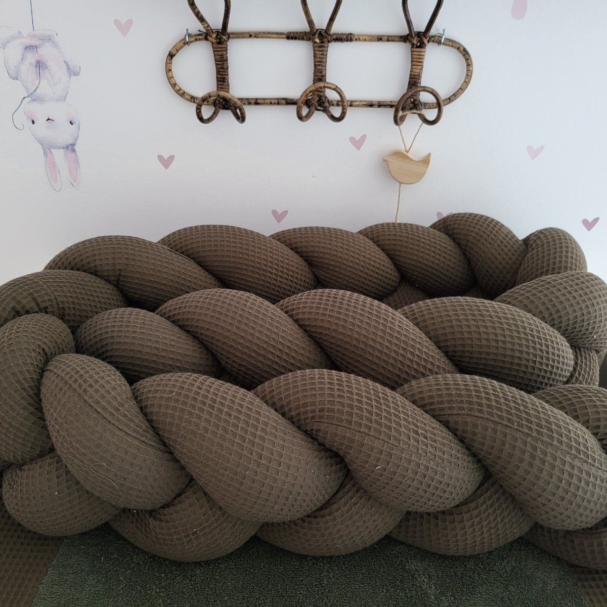 Geflochtene Bettschlange - Waffelpique - The Present Company