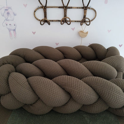 Geflochtene Bettschlange - Waffelpique - The Present Company