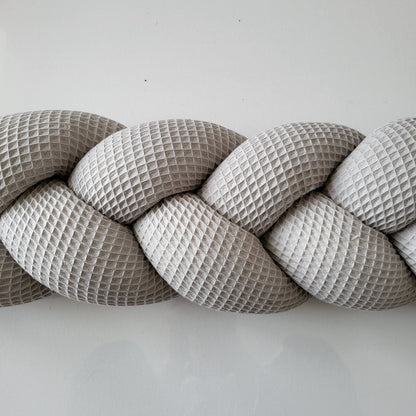 Geflochtene Bettschlange - Waffelpique - The Present Company