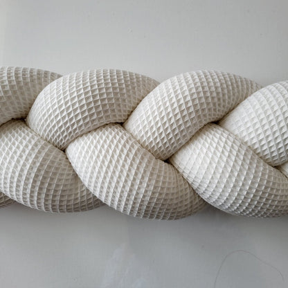 Geflochtene Bettschlange - Waffelpique - The Present Company