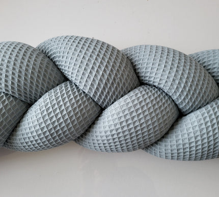 Geflochtene Bettschlange - Waffelpique