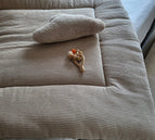 100cm x 100cm / Hellbeige