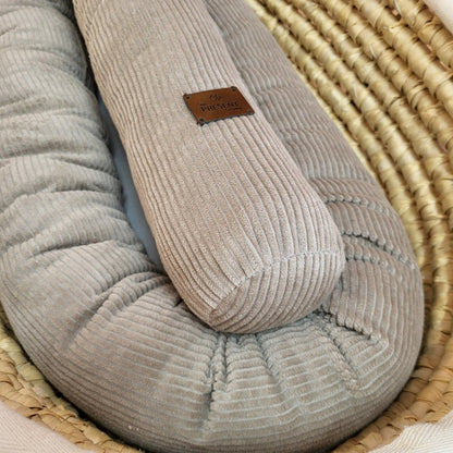 XXL MAXI Bettschlange Cord - The Present Company - Maxi Bettschlange, XXL Bettschnecke mit Bezug