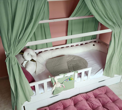 Betthimmel für Hausbett - Musselin - The Present Company