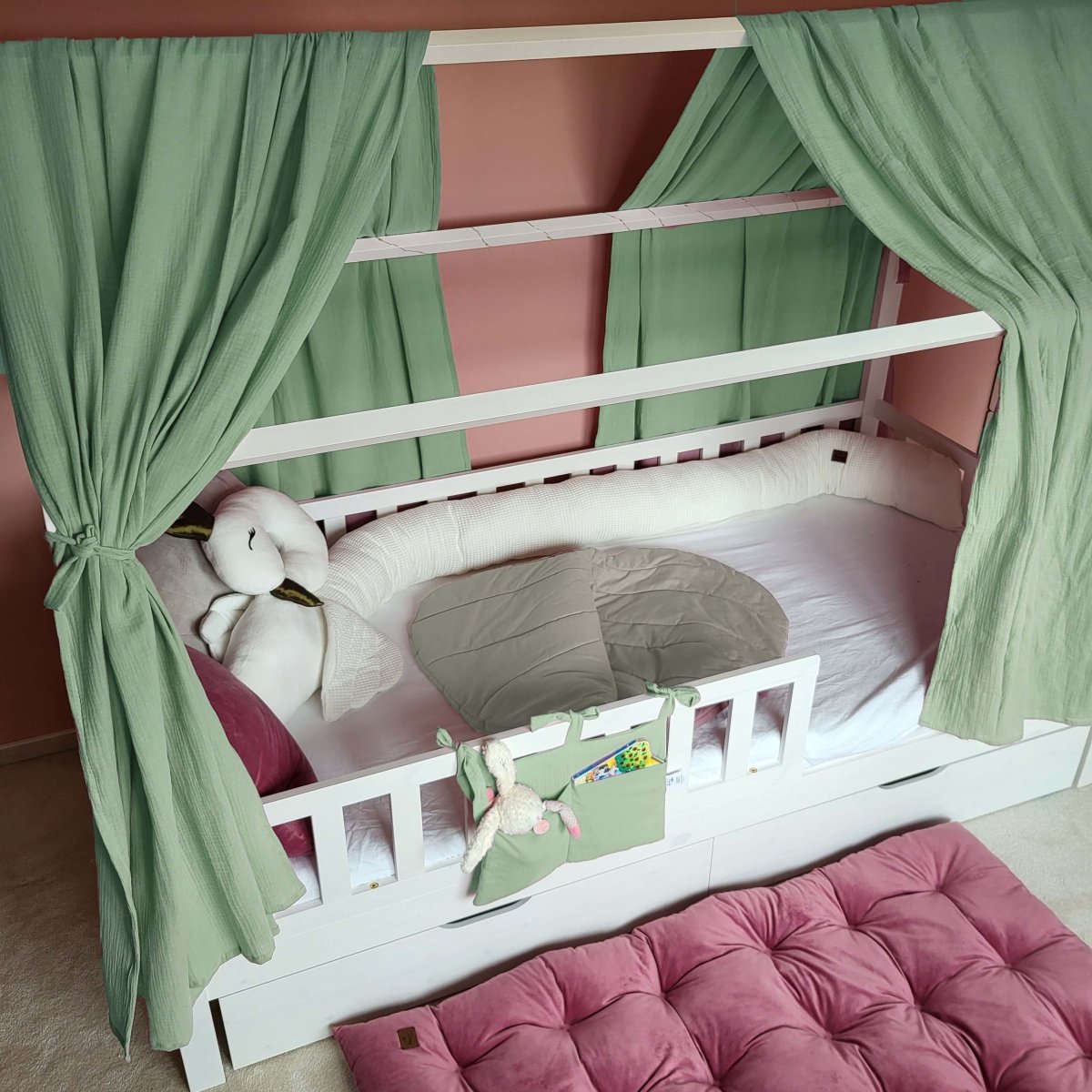 Betthimmel für Hausbett - Musselin - The Present Company