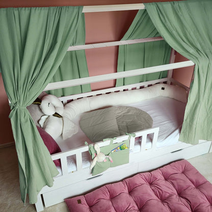 Betthimmel für Hausbett - Musselin - The Present Company