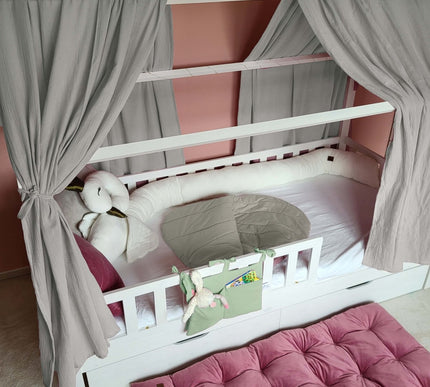 Betthimmel für Hausbett - Musselin - The Present Company