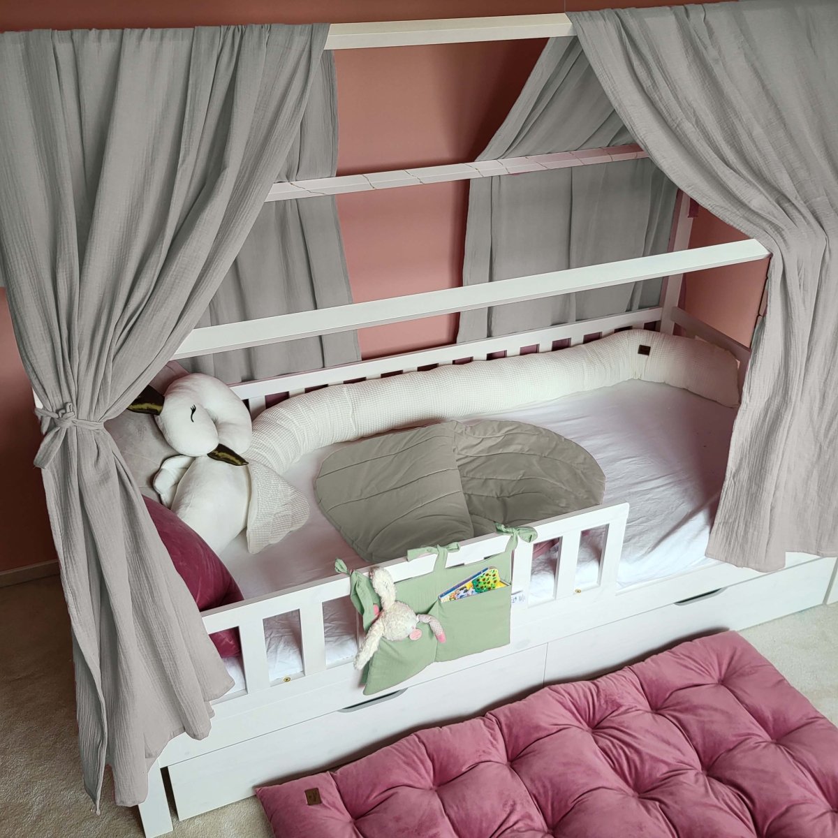 Betthimmel für Hausbett - Musselin - The Present Company