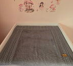 IKEA Hemnes T75cm x B85cm / Matratze mit 1 Bezug / Dunkelgrau