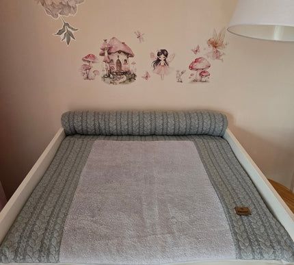 Wickelauflage S Set Zopfmuster - The Present Company