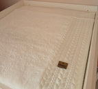 IKEA Malm T73cm x B70cm / Matratze mit 1 Bezug / Cremeweiß