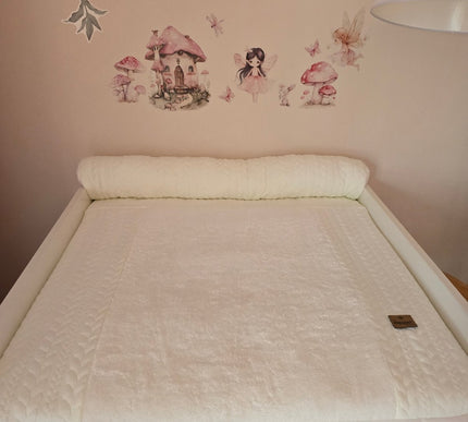 Wickelauflage S Set Zopfmuster - The Present Company