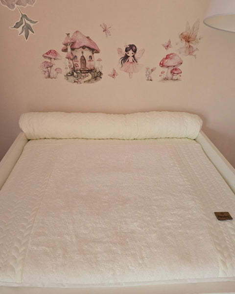 Wickelauflage S Set Zopfmuster - The Present Company