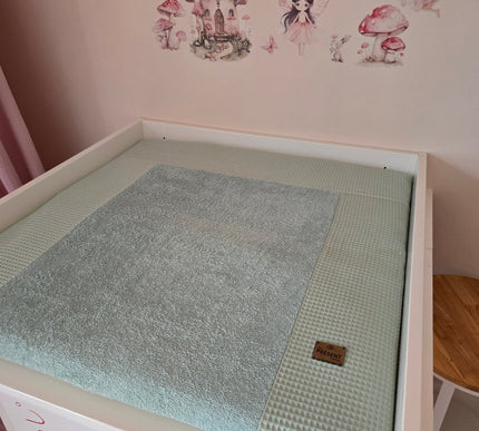 Wickelauflage - abnehmbarer Bezug Waffelpiqué - The Present Company