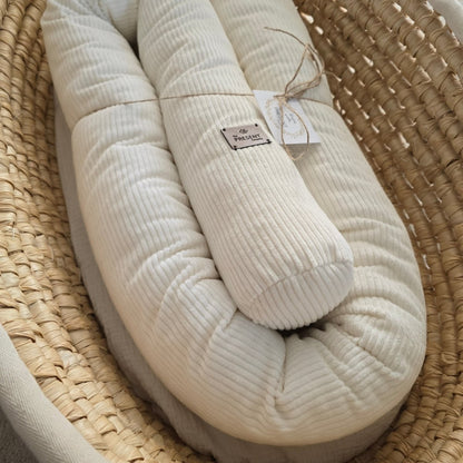 XXL MAXI Bettschlange Cord - The Present Company - Maxi Bettschlange, XXL Bettschnecke mit Bezug