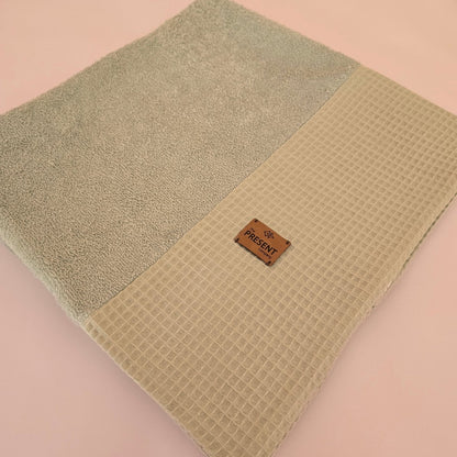 Wickelauflagenbezug Waffelpiqué-Frottee - The Present Company