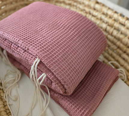 Bettumrandung mit Kordel Waffelpique - The Present Company