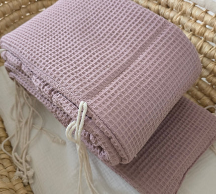 Bettumrandung mit Kordel Waffelpique - The Present Company