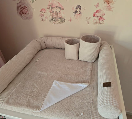 Wickelauflage L Set Waffelpique - The Present Company