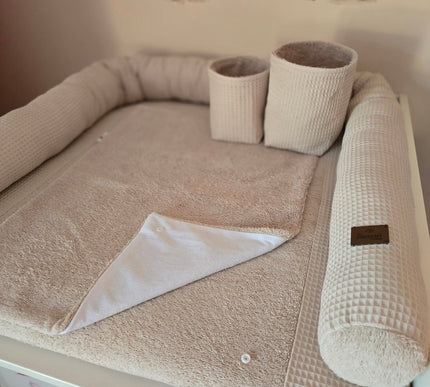 Wickelauflage M Set Waffelpique - The Present Company