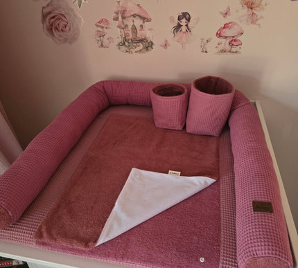 Wickelauflage M Set Waffelpique - The Present Company