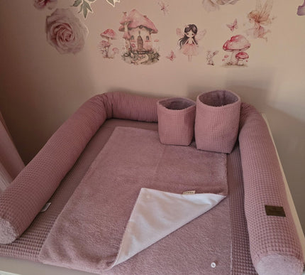 Wickelauflage M Set Waffelpique - The Present Company