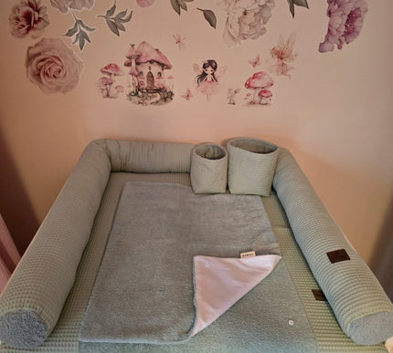 Wickelauflage L Set Waffelpique - The Present Company