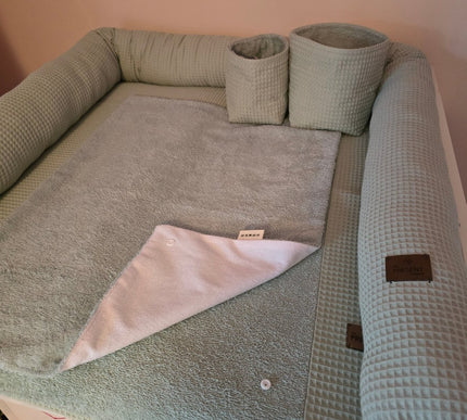 Wickelauflage L Set Waffelpique - The Present Company