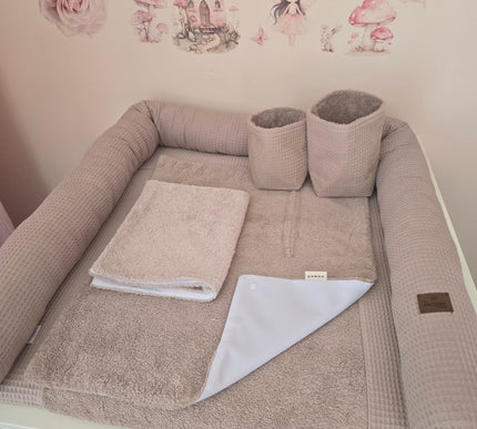 Wickelauflage L Set Waffelpique - The Present Company