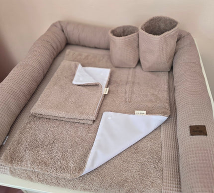 Wickelauflage L Set Waffelpique - The Present Company