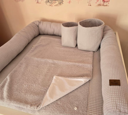 Wickelauflage M Set Waffelpique - The Present Company