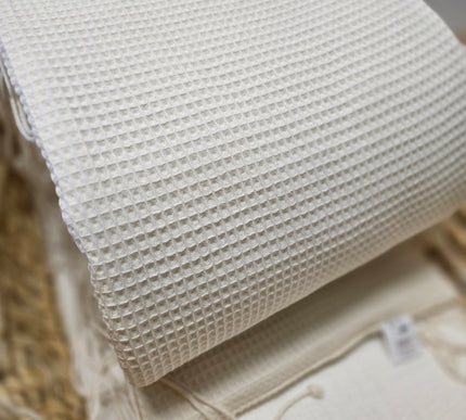 Bettumrandung mit Kordel Waffelpique - The Present Company