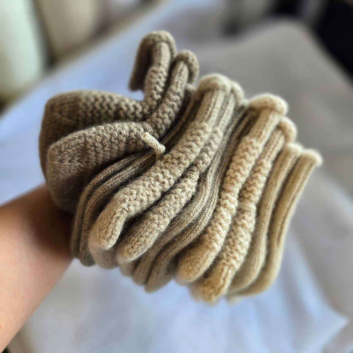 Baby Kaschmir Set Söckchen & Schuhchen Geschenkset 0-3 Monate