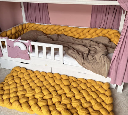 Geflochtener Spielteppich Waffel Piqué - The Present Company