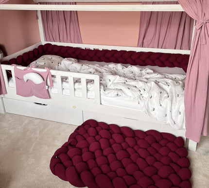 Geflochtener Spielteppich Waffel Piqué - The Present Company