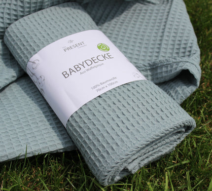 Babydecke Waffelpique