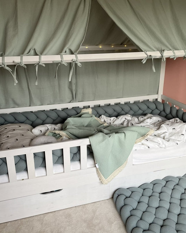 Geflochtener Spielteppich Waffel Piqué - The Present Company