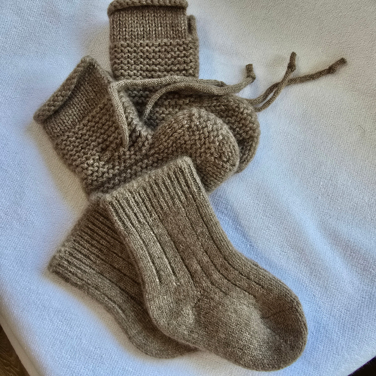 Kaschmere Schuhe für Baby als Geschenk für Geburt