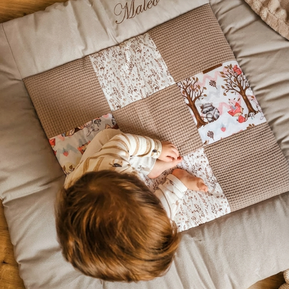Krabbeldecke_Beige_mit_Namen