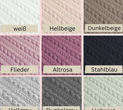 Bettumrandung Zopfmuster - The Present Company