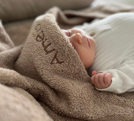 Baby Badetuch Dunkelbeige - The Present Company
