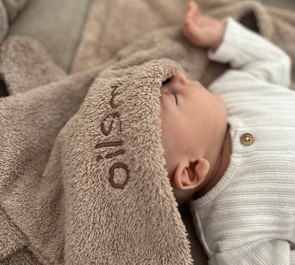 Baby Badetuch Dunkelbeige - The Present Company